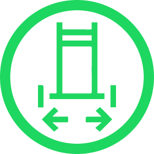removable wheels icon